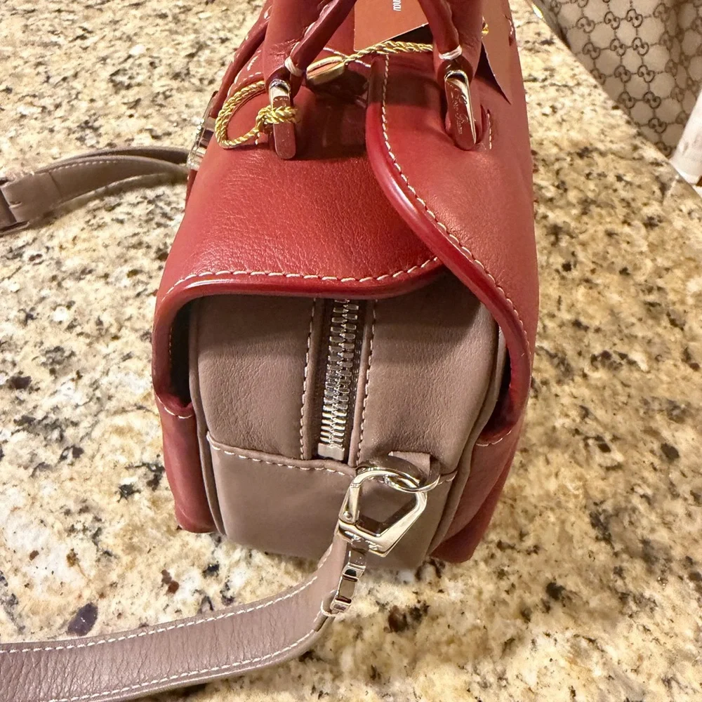Loro Piana Red Leather Women's Bag - Picture 4 of 8